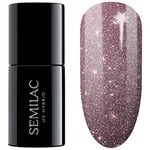 Semilac Vernis à ongles gels semi-permanents UV 332 Pink My Dust 7ml
