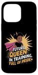 Coque pour iPhone 14 Pro Max Black History Month Chemise afro noire pour fille