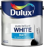 Dulux Matt 7L Paint Pure Brilliant White Matt Finish Emulsion Walls And Ceilings