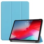 Apple iPad Pro 11 2018 (1st Gen)    Tri-Fold PU Case    LightBlue