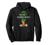 Matching Family Women Girls I'm The Counselor Elf Christmas Pullover Hoodie