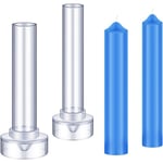 2 koniska ljusformar, cylindriska ljusformar, pelarljussformar M