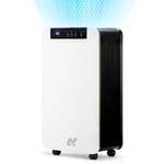 NETTA 12L/Day Low Energy Dehumidifier - Digital Control Panel, Air Filter, Continuous Drainage, Auto Restart, Timer, 1.5L Water Tank - For Home & Office, Damp Mould Control, Laundry Cloth Drying