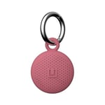 AirTag UAG [U] Dot Series-skal - Silikonfodral m. Karbinkrok - Dusty Rose