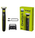 Philips OneBlade Original for Face with 5-in-1 Adjustable Comb - Trim, Edge, Shave - QP2724/20