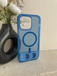 Tech21 EVO CHECK Case Cover for iPhone 14 Pro Max Multi Drop Protection - Blue