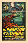 THE PHANTOM of the OPERA Robt - POSTER HQ 40x60cm d'une AFFICHE VINTAGE