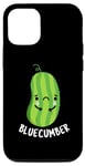 Coque pour iPhone 12/12 Pro Blue-cumber Funny Concombre Pun