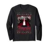 Universal Monsters Dracula Ugly Sweater Manche Longue