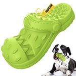 RUXAN Dog Chew Toys Indestructible - Squeaky Interactive Dog Toys for Teeth Cleaning, Rubber Dog Chew Toy with Beef Flavor for Small Medium Large Aggressive Chewers