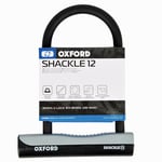 Oxford Essential Shackle 12 D Lock Motorbike Cycle Security - LK330