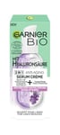 Garnier Bio 2 en 1 Sérum Crème Anti-âge Soin du Visage Anti-Âge avec Lavande Bio et Acide Hyaluronique Cosmétique Naturel pour Tous Les Types de Peau 1 x 50 ml