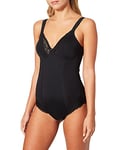 Triumph Women's Modern Lace+Cotton BS, Bodysuits, Black