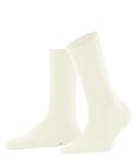 FALKE Women's Softmerino W SO Wool Cotton Plain 1 Pair Socks, White (Off-White 2040), 7-8