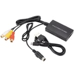 Adaptateur Cvbs Av Svideo Vers Hdmi, Convertisseur S-Video Vdieo Compatible Avec Wii, Ps One, Ps2, Ps3, Etc