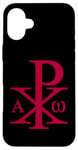 iPhone 16 Plus CHI RHO ALPHA OMEGA CHRISTIAN CROSS SYMBOL Case