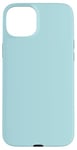 Coque pour iPhone 15 Plus Couleur bleu poudré simple