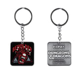 Konix Dungeons & Dragons Porte-clés - Motif Beholder - Noir et rouge