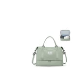 HPLQQ Sac de Voyage Femme, Bagage Cabine 40x20x25 Ryanair Imperméable Sac de Sport avec Compartiment Chaussures, Sac Voyage Cabine Avion Sac Weekend Sac Maternité pour Travel Gym Danse,F13-Blanc Vert