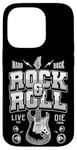 Coque pour iPhone 14 Pro Chemises Rock & Roll, I Love Rock Music, Rock & Roll Freedom