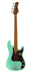 Sire P5 Series Marcus Miller Fretless Alder 4-string Passive Bass Guitar Mild Green