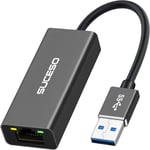 Adaptateur USB 3.0 Vers RJ45 Gigabit Ethernet À 10/100/1000Mbp Ethernet Adaptate