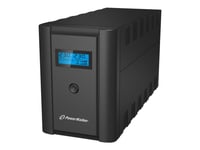 Powerwalker Vi 2200 Lcd/Fr - Ups - Ac 230 V - 1200 Watt - 2200 Va - 9 Ah - Usb - Utgångskontakter: 4 - Svart