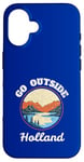 Coque pour iPhone 16 Vacances de voyage en Hollande