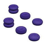 Skull & Co. Skin, CQC and FPS Thumb Grip Set Joystick Cap Analog Stick Cap for Nintendo Switch Pro Controller & PS5 / PS4 / Slim/Pro Controller - Galactic Purple, 3Pairs(6pcs)