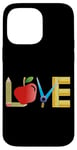 iPhone 14 Pro Max Love Apple Pencil Ruler Teacher School Design Case