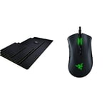 Razer Gigantus V2 3XL - Tapis de Souris Gaming Souple pour la rapidité et Le contrôle, 1,200 x 550 x 4mm, Caoutchouc antidérapant & DeathAdder V2 - Souris de Jeu avec Ergonomie Optimale