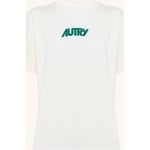 T-shirt Autry  Autry Appareal Logo Tee White Green