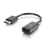 C2G 8in DisplayPort to HDMI Adapter - DP to HDMI Adapter - DisplayPort 1.2a HDMI 1.4b - 4K 30Hz - M/F - video adapter - DisplayPort / HDMI - 20.3 cm