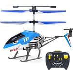 Ynanimery Remote Control Helicopter for Kids, RC Helicopters with Gyro, 2.4GHz Radio Controlled Indoor Helicopter Toy with 3.5 CH & LED Light, Gift for Boys Adults Beginner