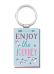 Enjoy The Journey Keyring More Than Words Mirror Keyring Gift Idea