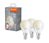 SETTI 3x Himmennettävä LED-polttimo SMART+ P40 E14/4,9W/230V 2700K Wi-Fi - Ledvance