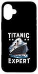 Coque pour iPhone 16 Plus Titanic Expert – White Starline RMS Titanic Garçons Filles