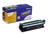 Pelikan 1219 - Cyan - Kompatibel - Tonerkassett - För Hp Color Laserjet Cm3530 Mfp, Cm3530fs Mfp, Cp3525, Cp3525dn, Cp3525n, Cp3525x