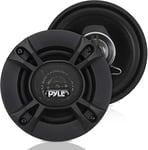 Pyle, 2-Way Universal Car Stereo Speakers, 240W 4 inch car speakers, Coaxial Loud Pro Audio, Car Speaker Set, Quick Replacement Component Speaker Vehicle Door/Side Panel Mount Compatible, 2pc, Black