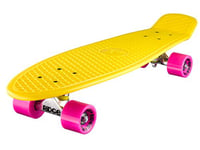 Ridge Retro 27 Skateboard complet Jaune/Rose 27'' x 7,5'' - 69 cm