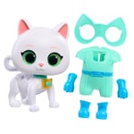 Just Play Figurine Bitsy SuperChatons de Disney Junior de 20 cm de Haut, 9 Accessoires, Jeux d’Imitation, Jouets pour Enfants de 3 Ans et Plus