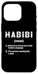 iPhone 16 Pro Habibi Dictionary Definition Arabic for Men Women Habibi Case