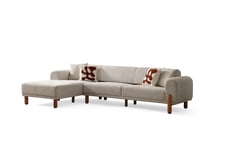 Godiva Sovesofa med Sjeselong 3-seter - Krem Sovesofaer Beige