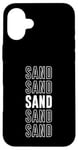 Coque pour iPhone 16 Plus Vêtements Sable Sable