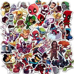 50 x Superhero Stickers Marvel Avengers Spider DC Hero For Laptops Phone Bike