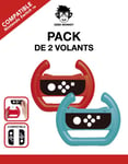 Pack de 2 Volants Rouge et bleu Geek Monkey Nintendo Switch