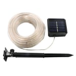 Solar Rope Light, 72ft 200 LED 8 Mönster för Outdoor Indoor Hom green