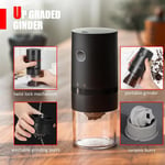 Portable Electric Burr Coffee Grinder Compact Automatic Conical Burr Bean Grind