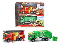 Majorette- Camion Pompiers, 2137430001SM, Multicolore