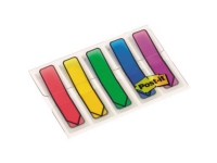 Post-it indexflikar 7000038078 5 block/pack. Röd, blå, gul, grön, lila